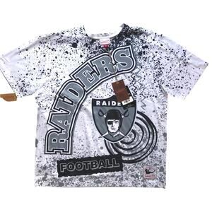 Mitchell & Ness - Oakland Raiders AOP Deadstock NWT T-Shirt